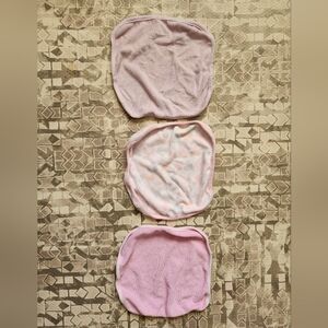 NWOT 3 Pack Cloud Island Pink Square Burp Cloths